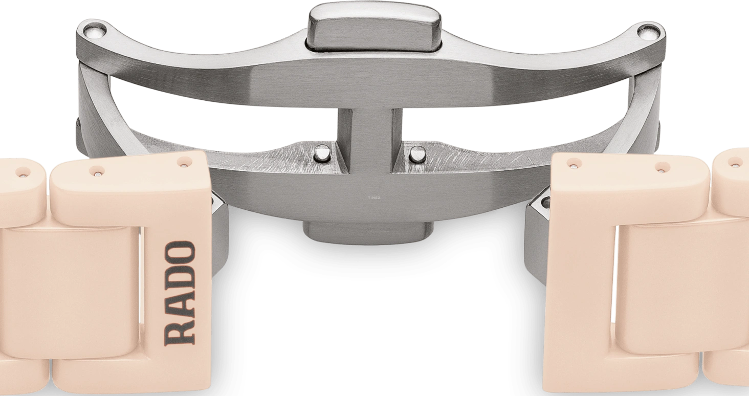Rado,True Thinline 39mm,39mm,Ceramic,Beige,Quartz,In-house Caliber,Sapphire,Crystal Glass,R27097672