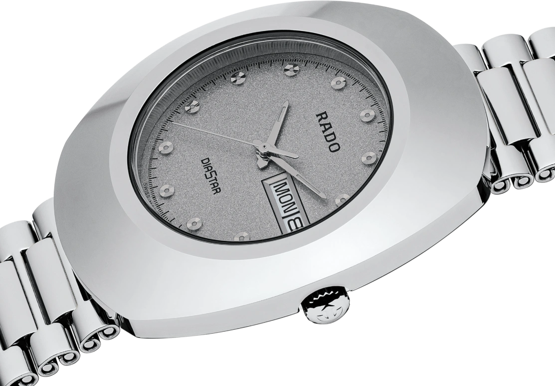 Rado,The Original 35.10mm,35.10mm,Stainless Steel,Silver,Quartz,Date,Day,R12391103