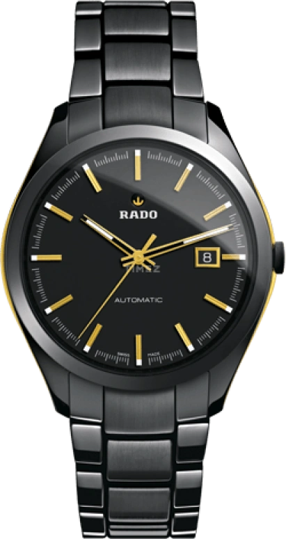 Rado,HyperChrome 42mm,42mm,Ceramic,Stainless Steel,Black,Automatic,Day,42hours,R32253152