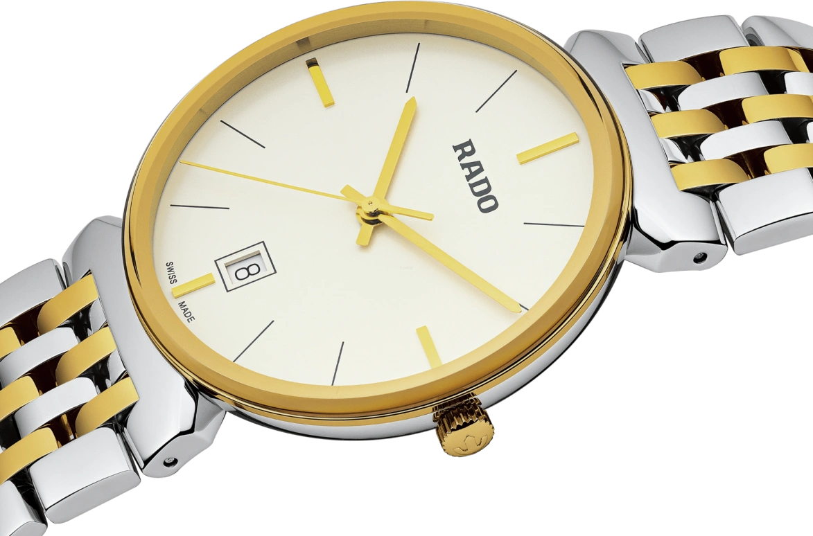 Rado,Florence 38mm,38mm,Stainless Steel,White,Quartz,Day,In-house Caliber,R48912023