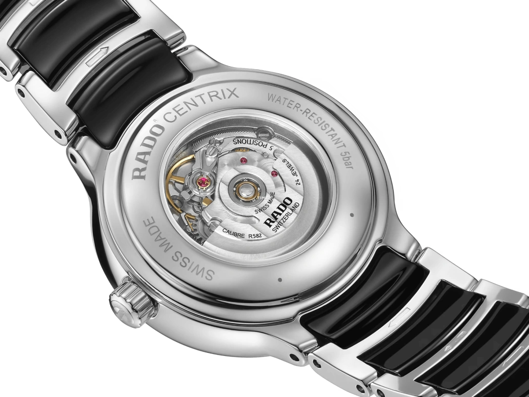 雷达,晶萃 30.50毫米,30.50毫米,不锈钢,黑色,自动上弦,日历,48小时,R30228702