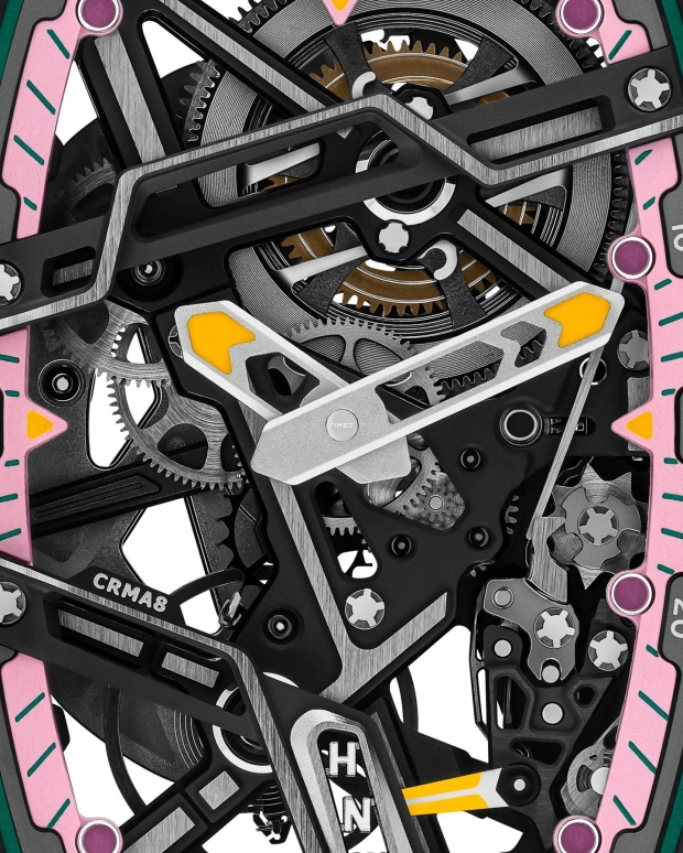 Richard Mille,Not Tourbillon 30.50x44.95mm,30.50x44.95mm,Quartz TPT,Skeleton,Automatic,Sapphire,Crystal Glass,Tonneau,RM 07,RM 07-04 NAFI THIAM