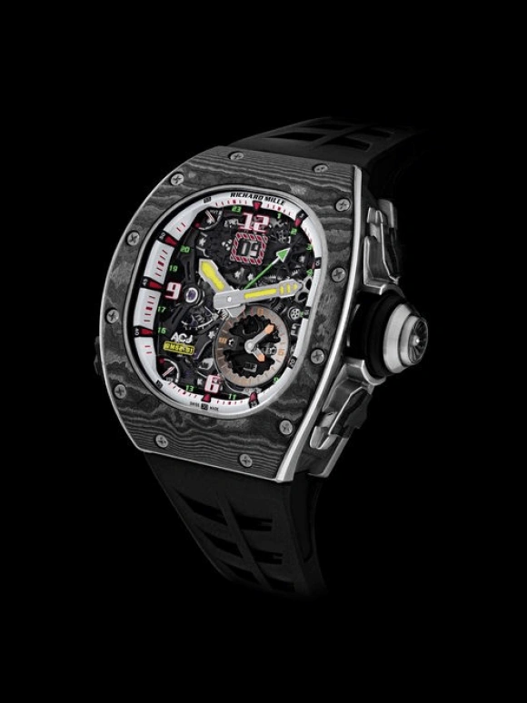 Richard Mille,Tourbillon 42x49.94mm,42x49.94mm,Titanium,Carbon TPT,Skeleton,Handwound,Power Reserve Indicator,Tourbillon,Big Date,70hours,In-house Caliber,Black Star,Timati,RM 62,RM 62-01