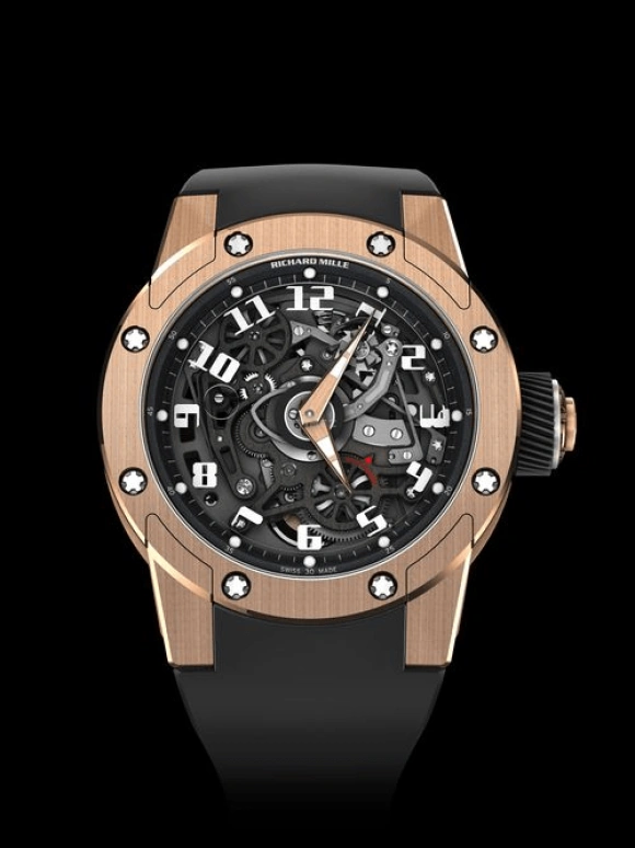 Richard Mille,Not Tourbillon 42.70mm,42.70mm,Gold,Titanium,Skeleton,Automatic,50hours,RM 63,RM 63-01