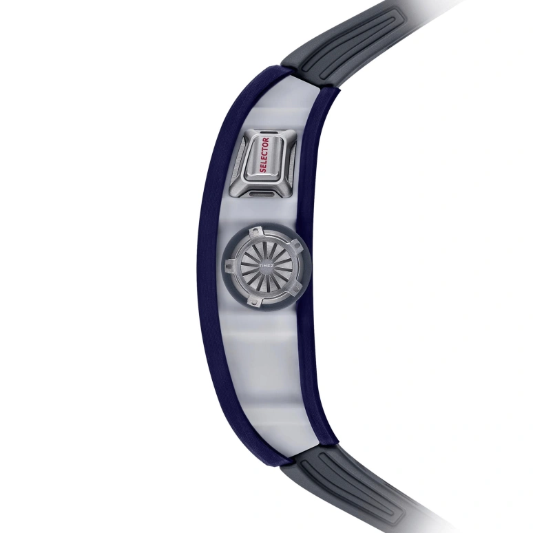 理查米尔,非陀飞轮 42x49.94毫米,42x49.94毫米,Quartz TPT® 复合石英碳纤维,灰色,自动上弦,动力储存指示,大日历,功能指示器,RM 30,RM 30-01 DARK BLUE Quartz TPT