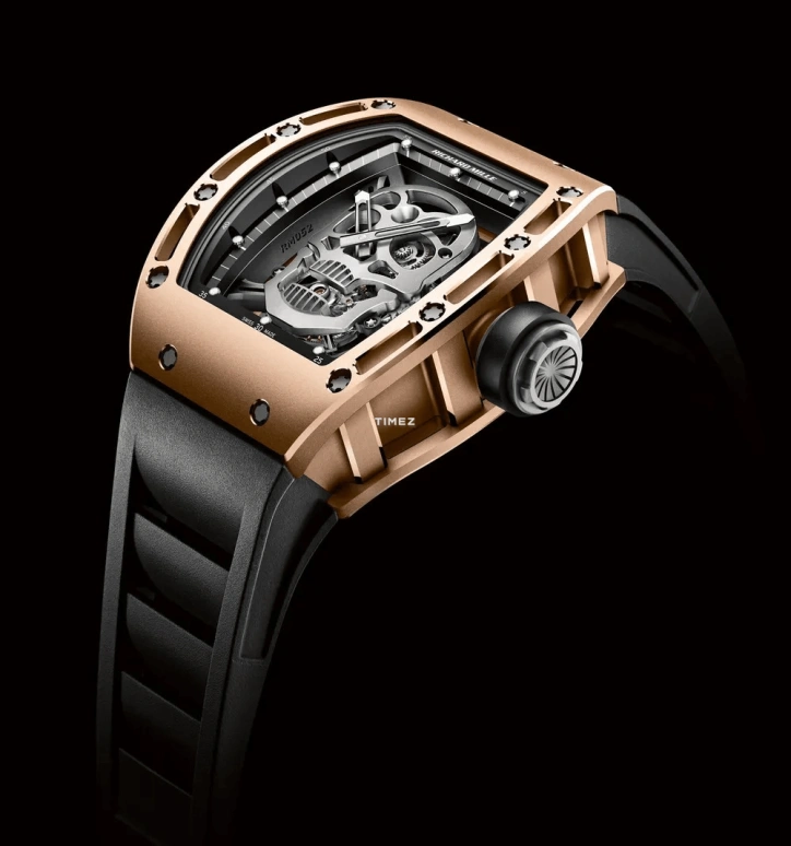 Richard Mille,Tourbillon 42.70x50mm,42.70x50mm,Rose Gold,Skeleton,Handwound,Tourbillon,Sapphire,RM 052 RG