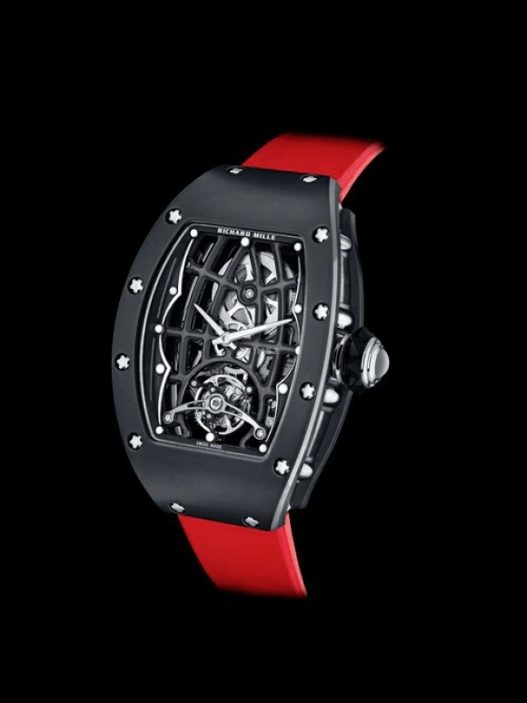 Richard Mille,Tourbillon 34.40x52.63mm,34.40x52.63mm,Titanium,Skeleton,Automatic,Tourbillon,50hours,RM 74,RM 74-01 TI