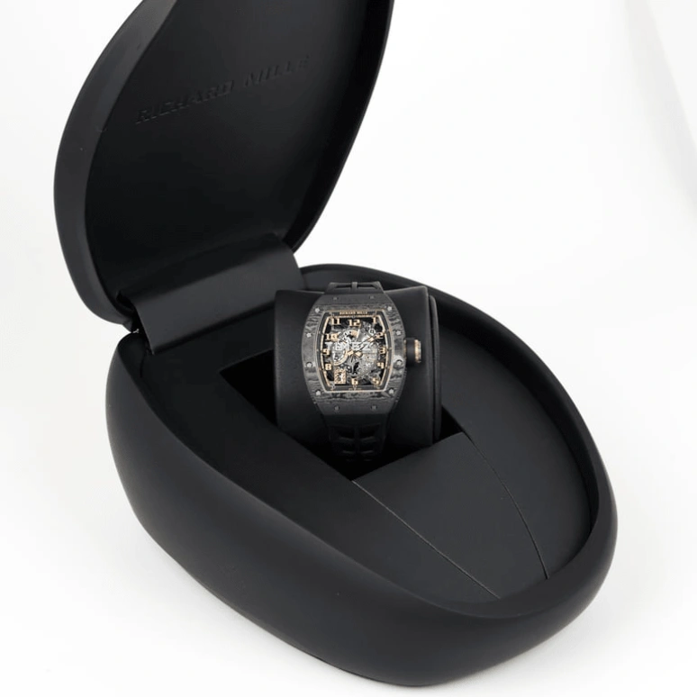 Richard Mille,Not Tourbillon 42.70x50mm,42.70x50mm,NTPT,Skeleton,Automatic,Day,Power Reserve Indicator,Function Selector,RM 030 Candy