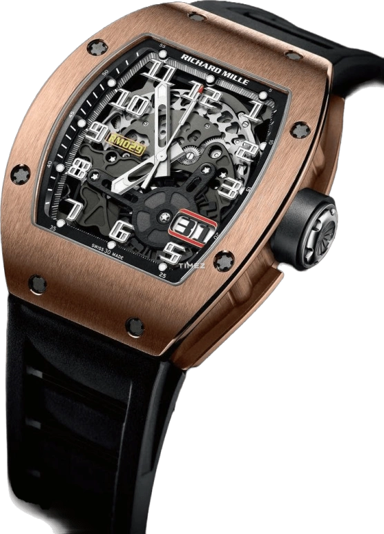 Richard Mille,Not Tourbillon 39.70x48mm,39.70x48mm,Rose Gold,Skeleton,Automatic,Big Date,Sapphire,RM 029 RG