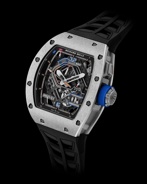 Richard Mille,Not Tourbillon 42x49.94mm,42x49.94mm,Titanium,Skeleton,Automatic,Day,Power Reserve Indicator,RM 30,RM 30-01 TI