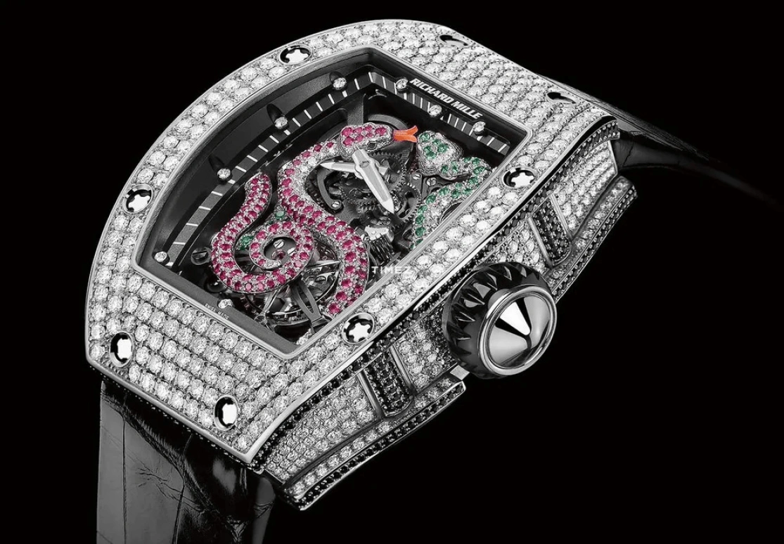 Richard Mille,Tourbillon 39.70x45mm,39.70x45mm,White Gold,Multi-Color,Handwound,Tourbillon,Tonneau,RM 026 Tourbillon WG