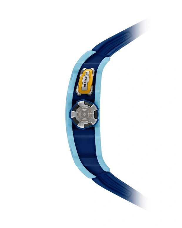 理查米尔,非陀飞轮 43.15x49.95毫米,43.15x49.95毫米,Quartz TPT® 复合石英碳纤维,Carbon TPT® 复合碳纤维,黑色,自动上弦,功能指示器,55小时,RM 35,RM 35-03 Rafael Nadal pastel blue