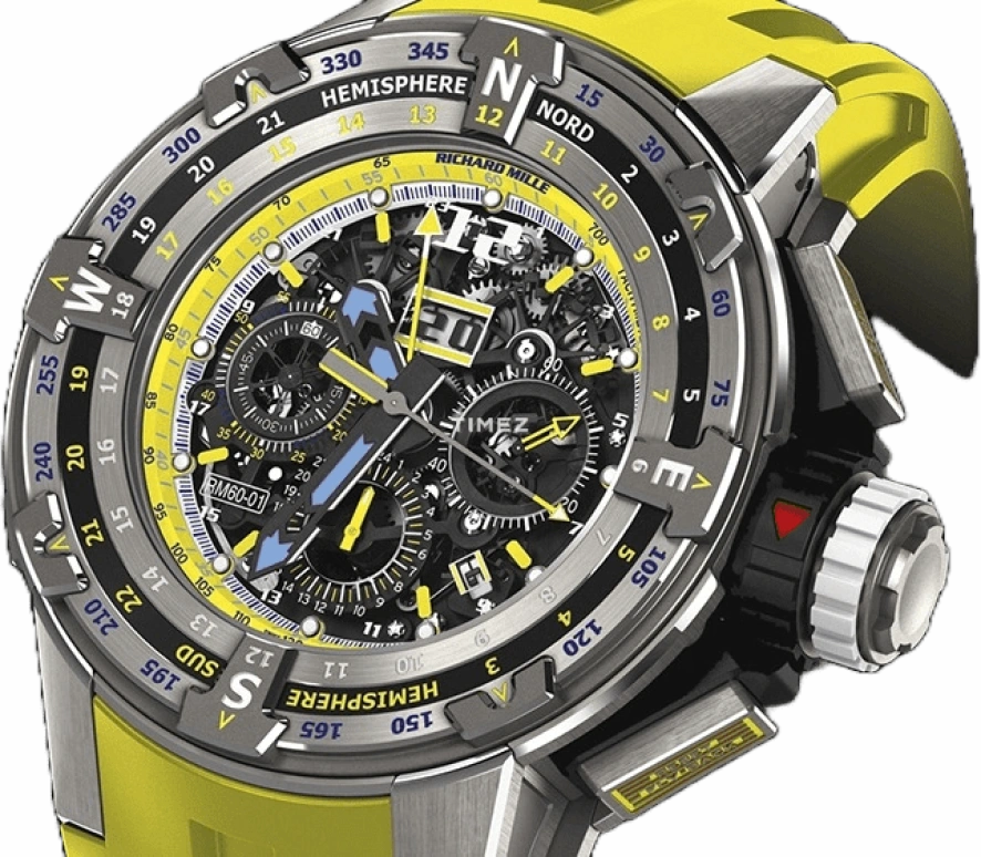 Richard Mille Not Tourbillon RM 60-01 YELLOW TI
