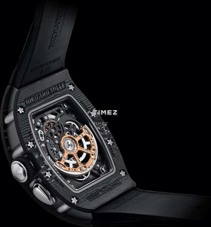 Richard Mille,Not Tourbillon 52.63x34.40mm,52.63x34.40mm,NTPT,Skeleton,Automatic,Day,Function Selector,RM 037 NTPT BLACK