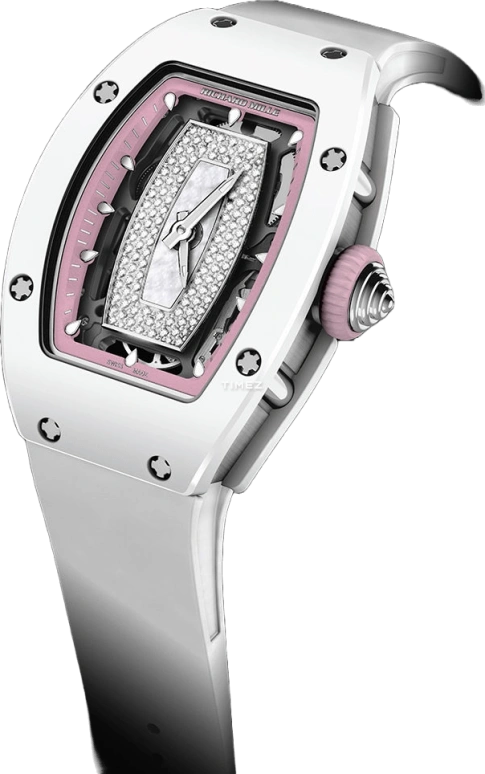 Richard Mille Not Tourbillon RM 07-01 WHITE CE PINK/WHITE