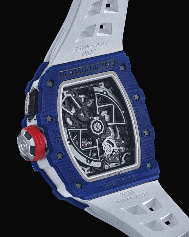 Richard Mille,Not Tourbillon 43.15x49.95mm,43.15x49.95mm,Carbon TPT,Skeleton,Automatic,Function Selector,RM 35,RM 35-03 NTPT