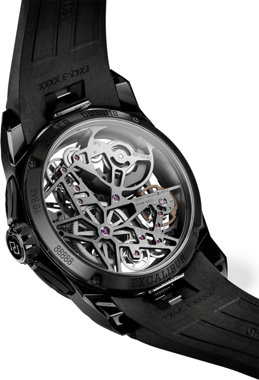 Roger Dubuis,Excalibur 42mm,42mm,Ceramic,Luminous,Black,Automatic,72hours,In-house Caliber,RDDBEX0955