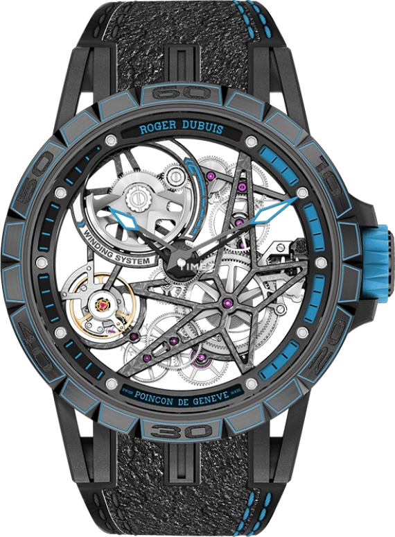 Roger Dubuis,Excalibur Spider 45mm,45mm,Titanium,Skeleton,Automatic,Tourbillon,60hours,RDDBEX0746