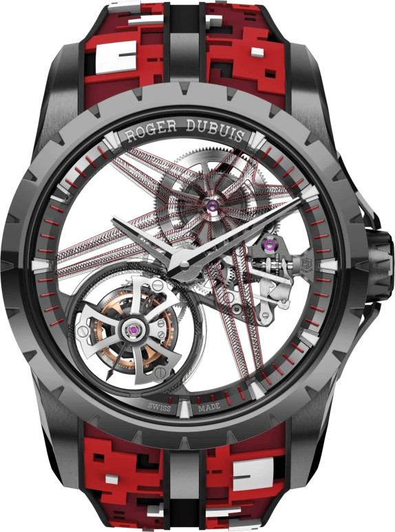 Roger Dubuis,Excalibur 42mm,42mm,Titanium,Luminous,Handwound,72hours,In-house Caliber,RDDBEX0960