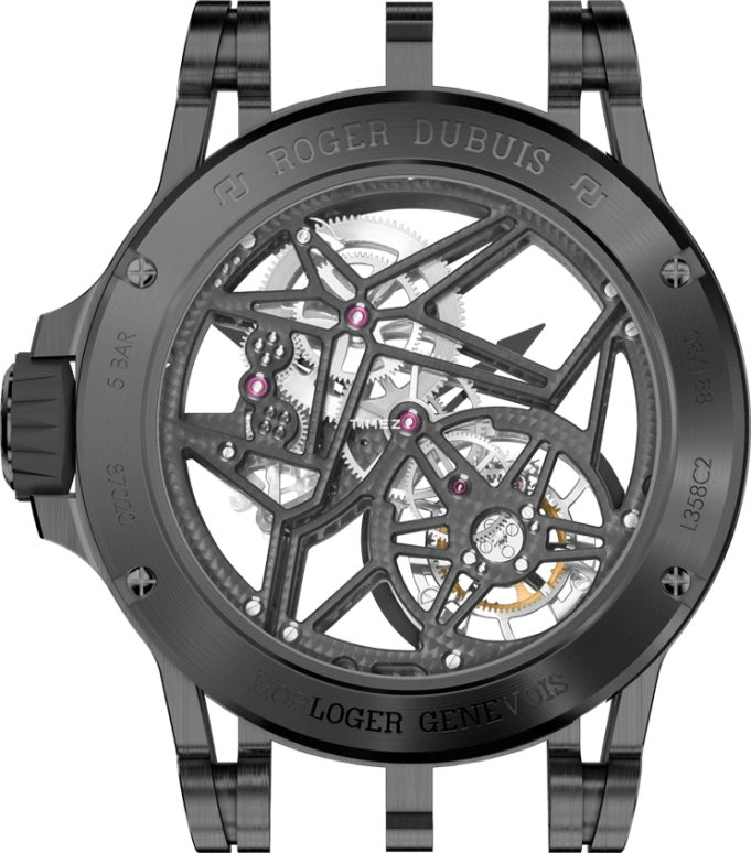 Roger Dubuis,Excalibur 45mm,45mm,Titanium,Skeleton,Handwound,60hours,In-house Caliber,RDDBEX0531