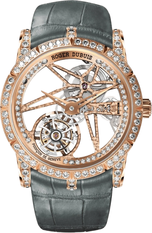 Roger Dubuis,Excalibur 36mm,36mm,Rose Gold,Rose,Handwound,60hours,In-house Caliber,RDDBEX0962