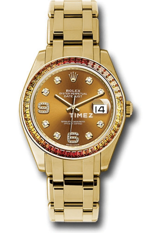 Rolex,Pearlmaster 39mm,39mm,Yellow Gold,Bronze,Automatic,Day,70hours,86348SAJOR,86348SAJOR-0002