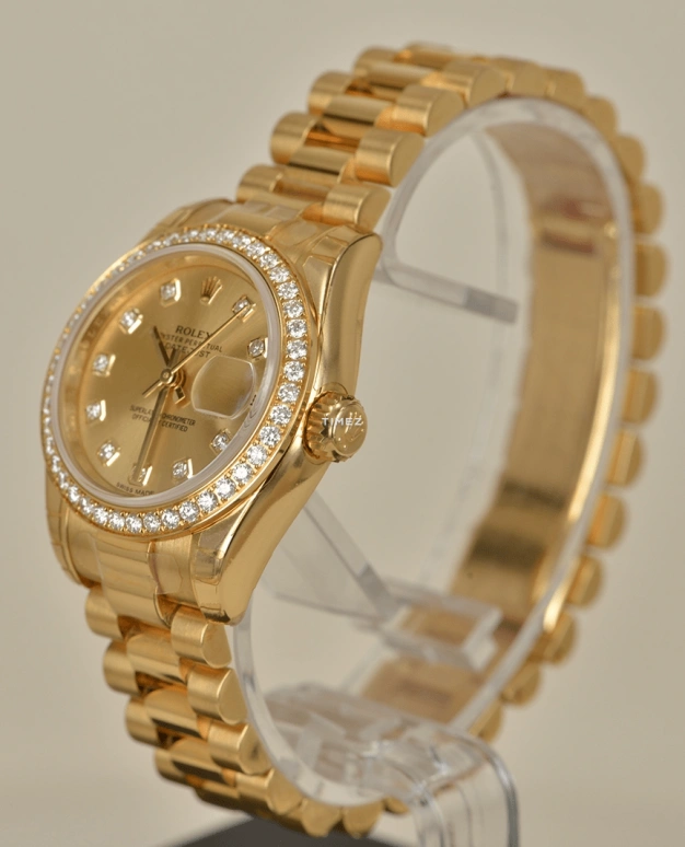 Rolex,Lady-Datejust 26mm,26mm,Yellow Gold,Champagne,Automatic,Day,48hours,179138,179138-83138 G