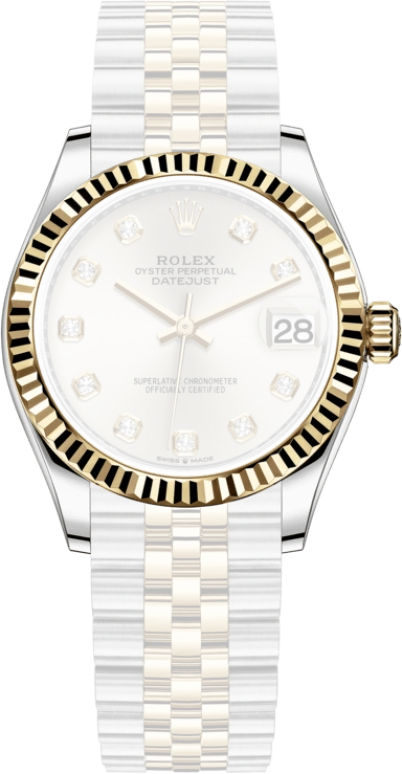 Rolex,Datejust 31 31mm,31mm,Yellow Gold,Oystersteel,Silver,Automatic,Day,55hours,278273,278273-0020