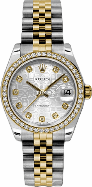 Rolex,Lady-Datejust 31mm,31mm,Stainless Steel,Silver,Automatic,Day,48hours,178383,178383-63163 J