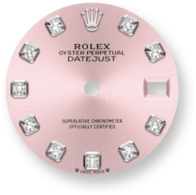 Rolex,Lady-Datejust 28mm,28mm,White Gold,Stainless Steel,Pink,Automatic,Day,55hours,279384RBR,279384RBR-0003