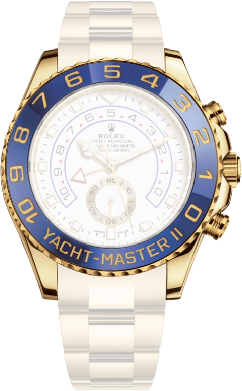 Rolex,Yacht-Master 44mm,44mm,Yellow Gold,White,Automatic,Countdown,Chronograph,Day,Column Wheel,72hours,In-house Caliber,116688,116688-0002