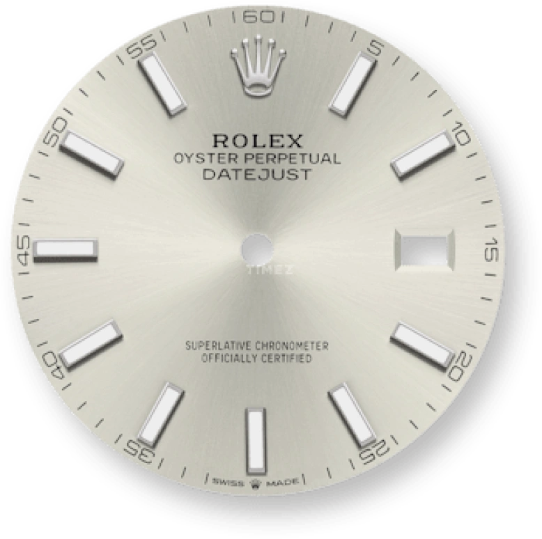 Rolex,Datejust 41 41mm,41mm,Stainless Steel,Silver,Automatic,Day,70hours,126300,126300-0003