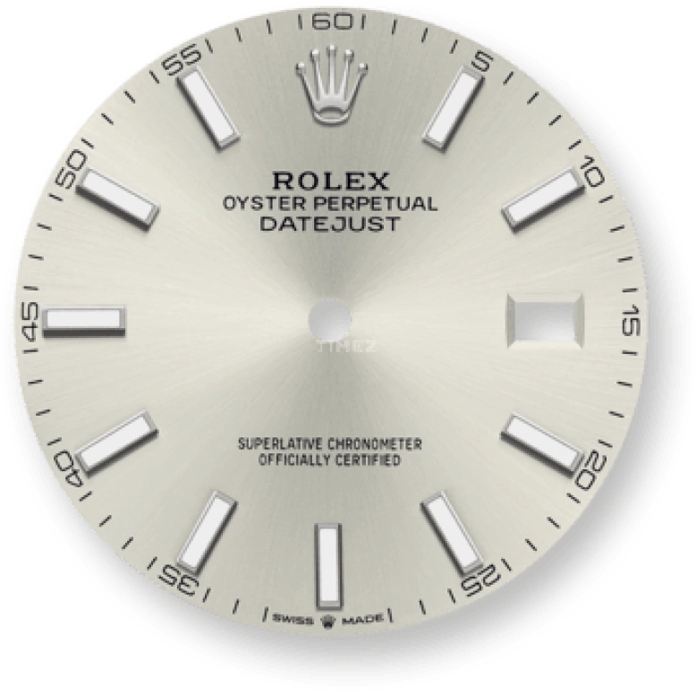 Rolex,Datejust 41 41mm,41mm,Stainless Steel,Silver,Automatic,Day,70hours,126300,126300-0004