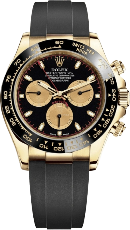 Rolex,Daytona 40mm,40mm,Ceramic,Yellow Gold,Black,Automatic,Chronograph,Column Wheel,Neymar da Silva Santos Júnior,116518LN,116518LN-0047