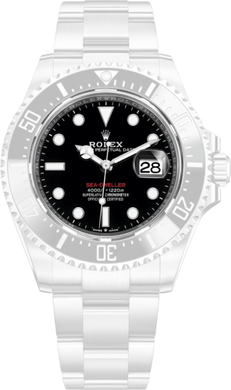 Rolex,Sea-Dweller 43mm,43mm,Oystersteel,Stainless Steel,Black,Automatic,70hours,In-house Caliber,126600,126600-0002