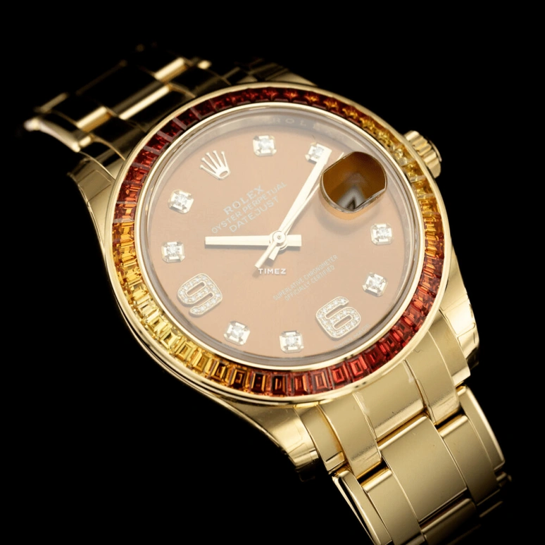 Rolex,Pearlmaster 39mm,39mm,Yellow Gold,Bronze,Automatic,Day,70hours,86348SAJOR,86348SAJOR-0002