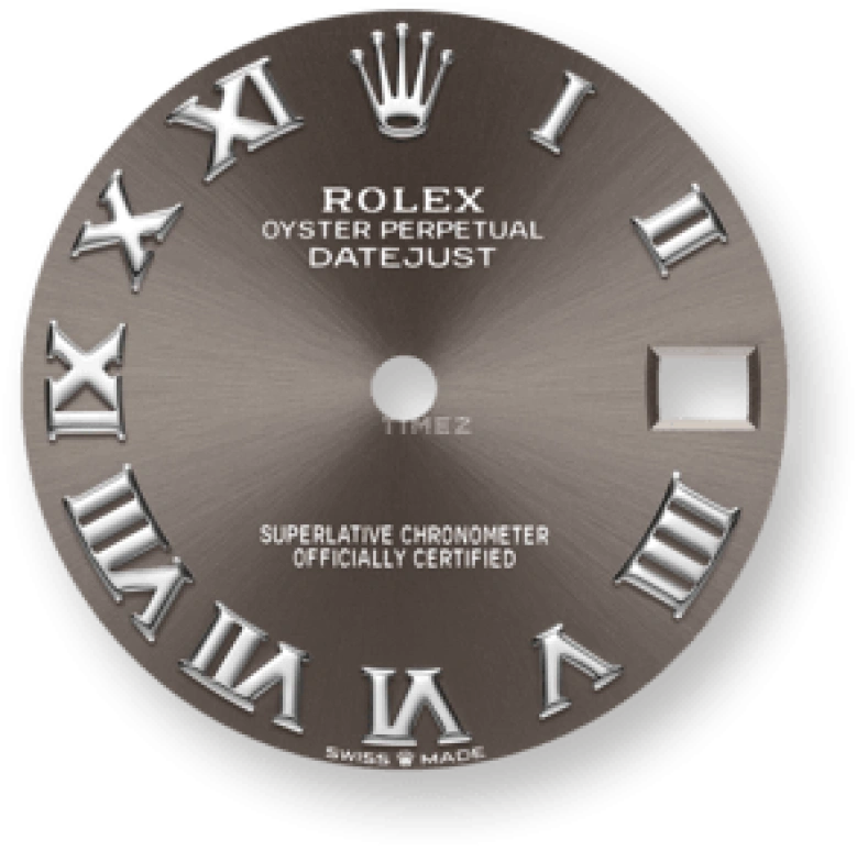 Rolex,Datejust 31 31mm,31mm,White Gold,Stainless Steel,Grey,Automatic,Day,55hours,278344RBR,278344RBR-0023