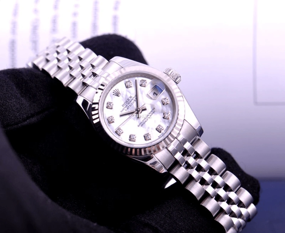 Rolex,Lady-Datejust 26mm,26mm,Stainless Steel,White,Automatic,Day,48hours,179174,179174-NG-63130