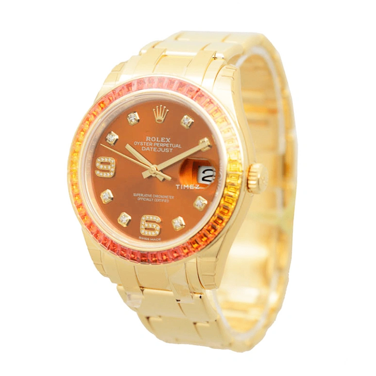 Rolex,Pearlmaster 39mm,39mm,Yellow Gold,Bronze,Automatic,Day,70hours,86348SAJOR,86348SAJOR-0002