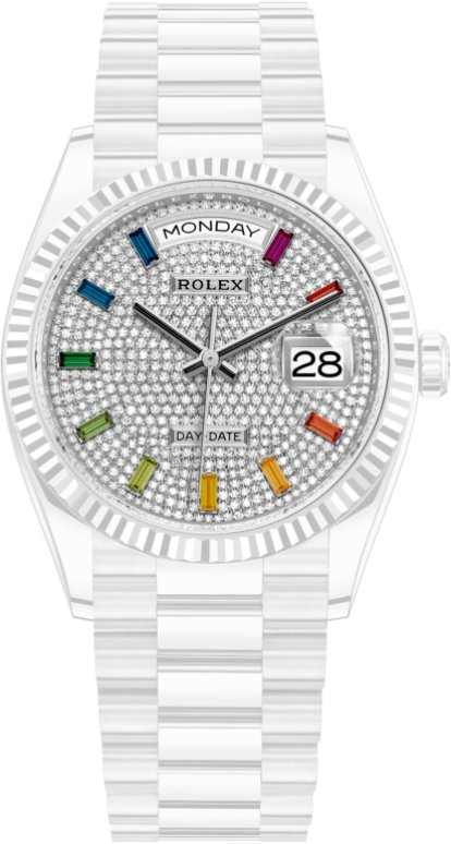 Rolex,Day-Date 36 36mm,36mm,Platinum,Automatic,Date,Day,128236,128236-0003