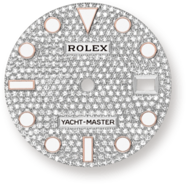 Rolex,Yacht-Master 40mm,40mm,Ceramic,Rose Gold,Silver,Automatic,Day,70hours,126655,126655-0005