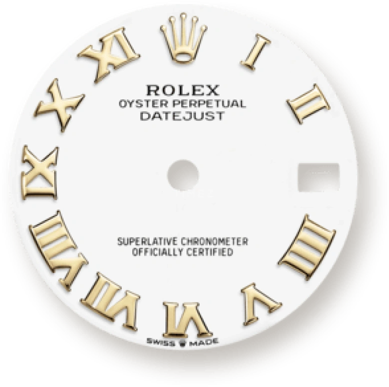 Rolex,Datejust 31 31mm,31mm,Yellow Gold,Stainless Steel,White,Automatic,Day,55hours,278243,278243-0002