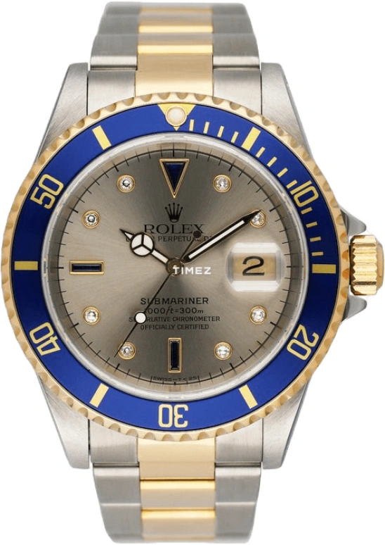 Rolex Submariner 16613 SERTI SILVER