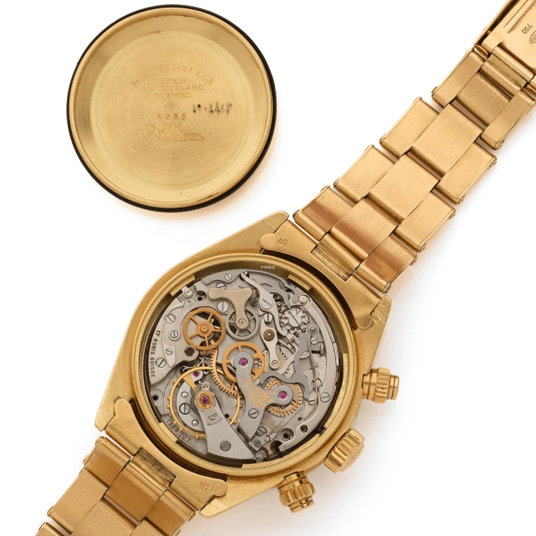Rolex,Daytona 37mm,37mm,Yellow Gold,Black,Handwound,Chronograph,48hours,6263,6263-Black Dial YG