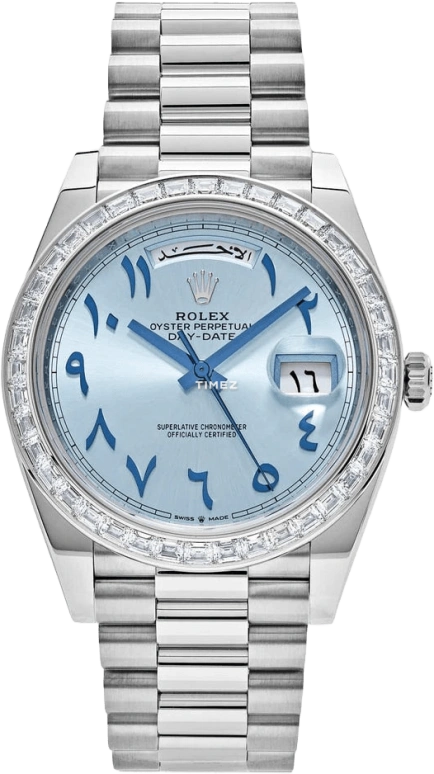 Rolex,Day-Date 36 40mm,40mm,Platinum,Silver,Automatic,Date,Day,Patrick Mahomes,Tom Terrific,Tom Brady,Comeback,228396TBR,228396TBR-0016