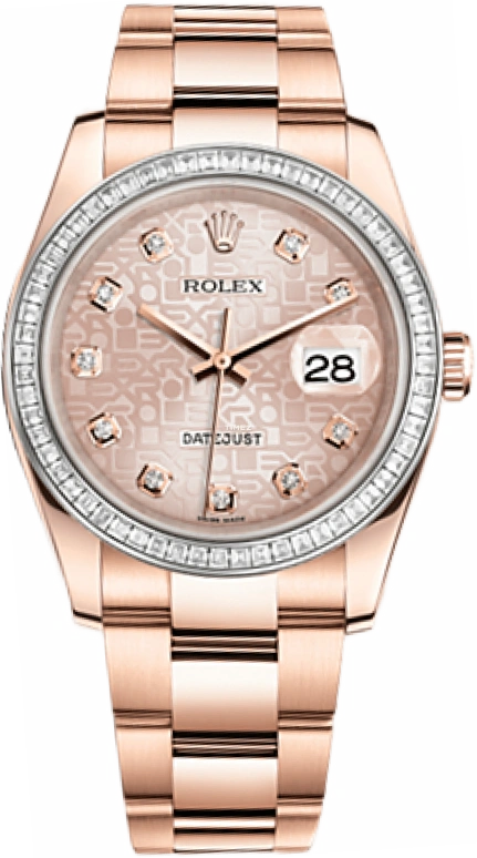 Rolex,Datejust 36 36mm,36mm,Everose Gold,Pink,Automatic,Day,48hours,116285BBR,116285BBR-0011