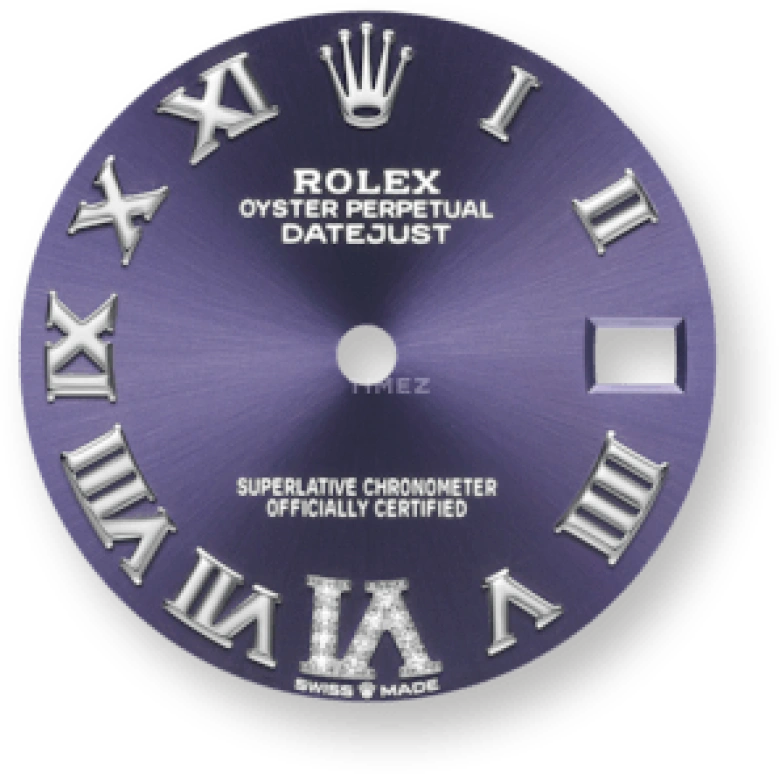 Rolex,Datejust 31 31mm,31mm,White Gold,Stainless Steel,Purple,Automatic,Day,55hours,278344RBR,278344RBR-0028