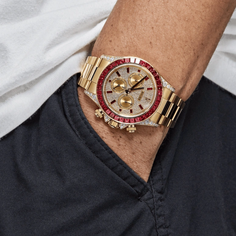 劳力士,迪通拿 40毫米,40毫米,黄金,香槟色,自动上弦,计时,72小时,126598TRU