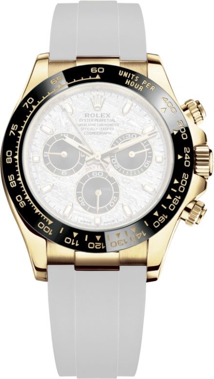 Rolex,Daytona 40mm,40mm,Ceramic,Yellow Gold,Silver,Automatic,Chronograph,Column Wheel,116518LN,116518LN-0076