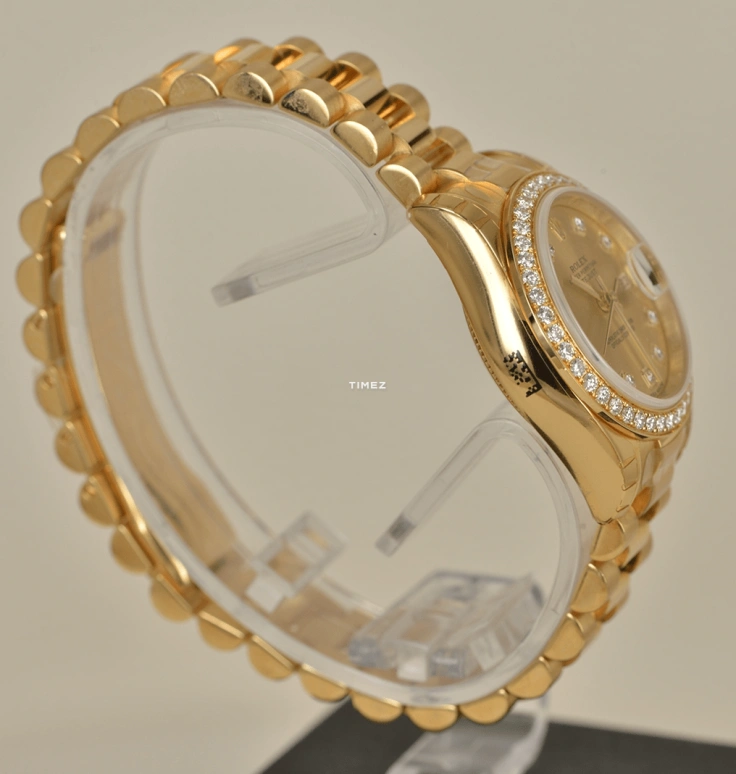 Rolex,Lady-Datejust 26mm,26mm,Yellow Gold,Champagne,Automatic,Day,48hours,179138,179138-83138 G